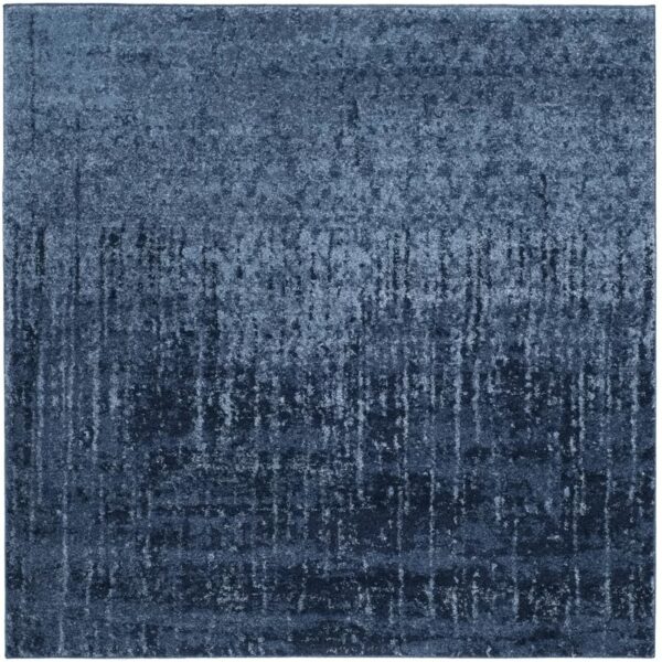 Socorro Light Blue/Blue Area Rug 8' Square