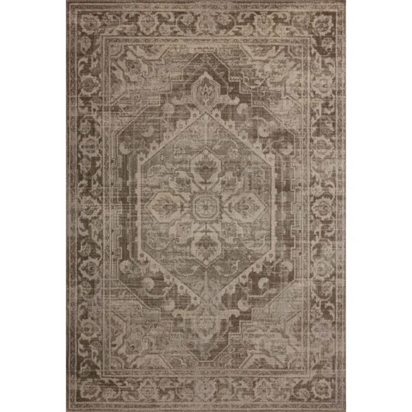 Magnolia Home by Joanna Gaines x Loloi Mona Cocoa / Stone Area Rug 5'x7'8"