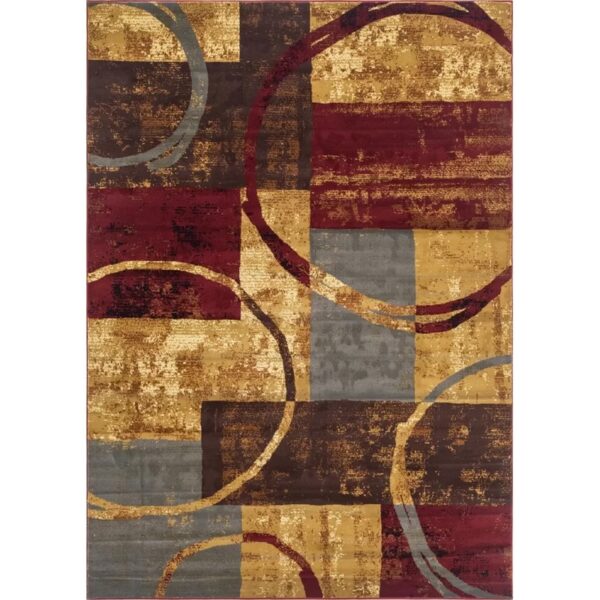 Adetomiwa Geometric Multi Area Rug 7'10" x 11'