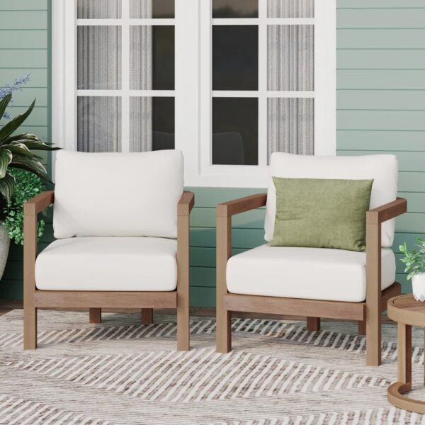 Bryah Club Patio Chair with Cushions