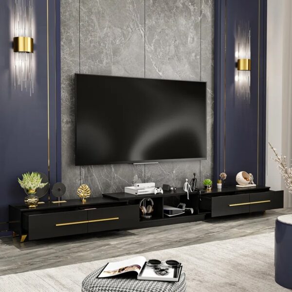 Hoschton TV Stand for TVs up to 78" Black