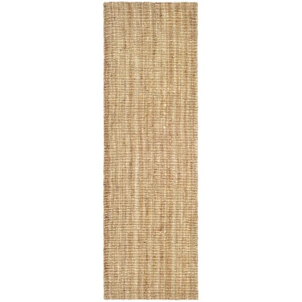 Erroll Pollux Machine Made Power Loom Jute Area Rug Runner 2' x 10'