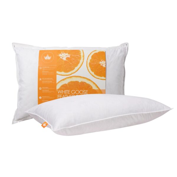 White Goose Pillow Medium - King Size