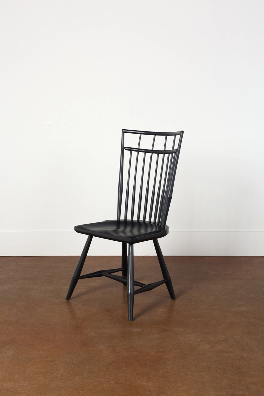 Contemporary Birdcage Windsor Chair Black