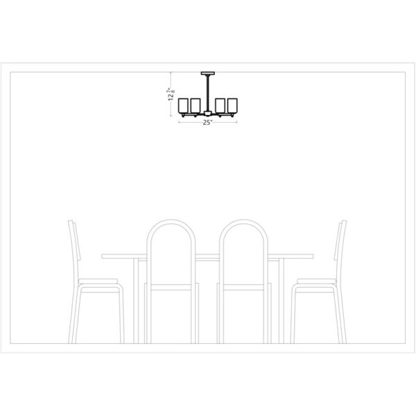 Adalina 6 - Light Dimmable Classic / Traditional Chandelier - Image 4