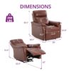 Jeramyah 35" Upholstered Power Reclining Chair with USB Port - Image 5