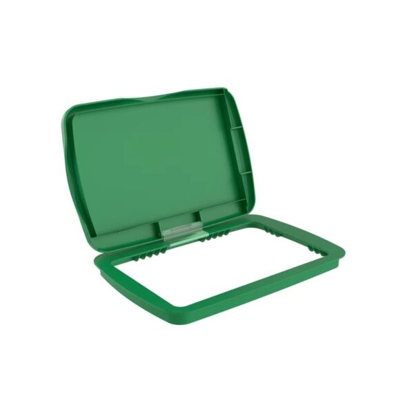 Polymer Lid For Rev-A-Shelf 32 Qt. Waste/Trash Containers Green