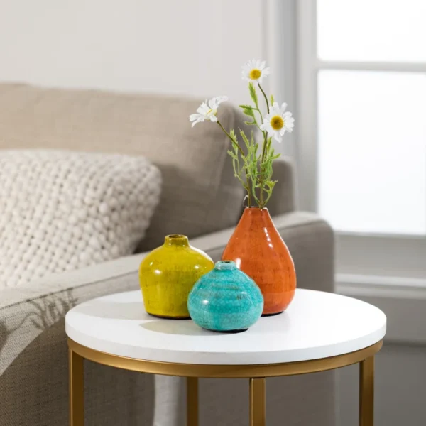 Riza Ceramic Table Vase - Image 3