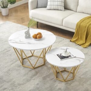 Nesting Coffee Table White
