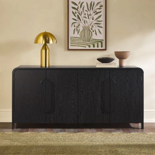 Chauntell Modern 64" Sideboard with Rounded Edges See More by Wade Logan Black