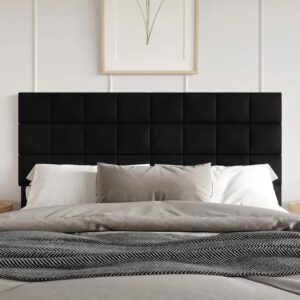 Queen Black Upholstered Headboard RTA