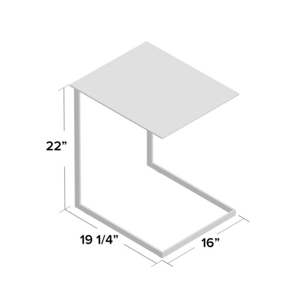 Elsner Glass Top End Table - Image 3