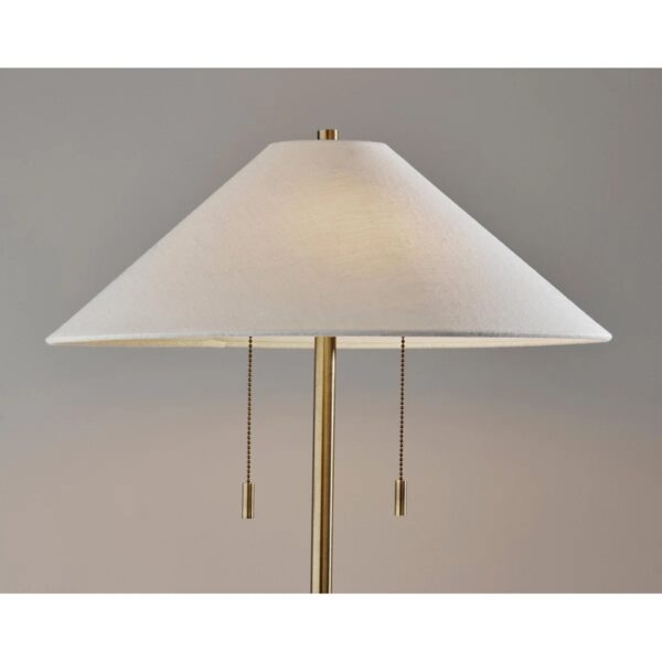 Finley 60.5'' Brass Traditional Floor Lamp - Image 2