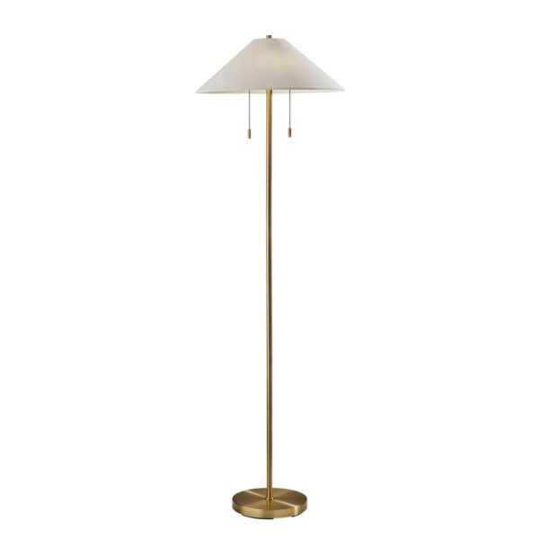 Finley 60.5'' Brass Traditional Floor Lamp