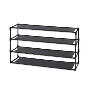 Simple Assembly 3 Tiers 15 Pair Stackable Shoe Rack