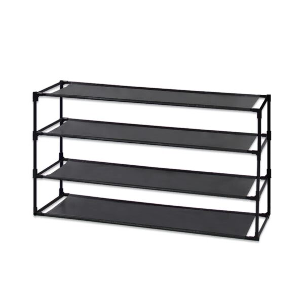 Simple Assembly 3 Tiers 15 Pair Stackable Shoe Rack