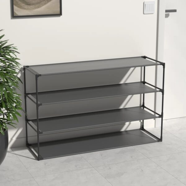 Simple Assembly 3 Tiers 15 Pair Stackable Shoe Rack - Image 2