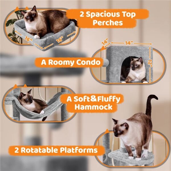 Tonquin 59'' H Cat Tree - Image 3