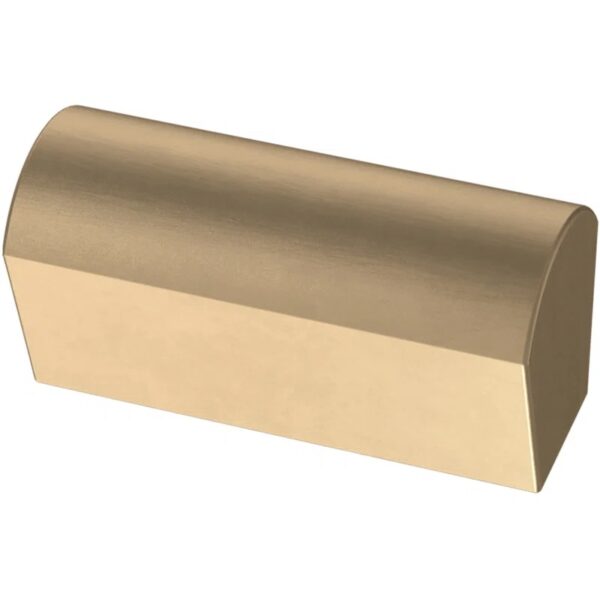 Modern Arch 1.5" Length Rectangle Knob Multipack (Set of 5) Champagne Bronze