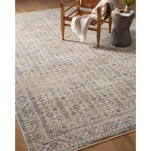 Angela Rose x Loloi Blake Beige / Denim Area Rug Rectangle 11'6" x 15'7"