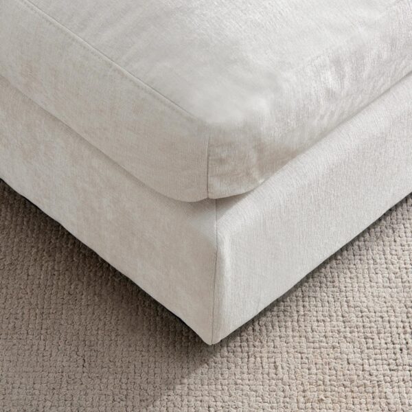 Modern Luxury Sofa Couch for Living Room Quality Chenille Beige - Image 3