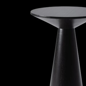 Bozovich Solid Wood End Table Black