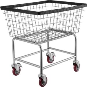 Metal Laundry Cart with Wheels
