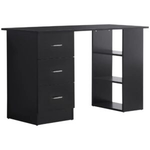 Alexandrine Computer Desk Black