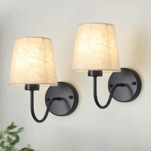 Iknoor Dimmable Rustic Bath Sconce Wall Light (Set of 2)