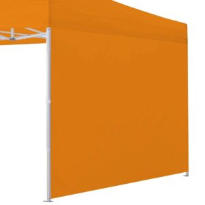 Amaal Arlmont & Co. Fabric Side Wall for Canopy Orange