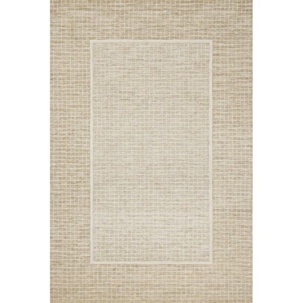 Chris Loves Julia x Loloi Briggs Wheat / Ivory Area Rug Rectangle 8'6" x 11'6"