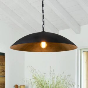 Black 1 - Light Metal Dome Pendant