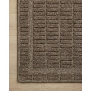 Chris Loves Julia x Loloi Bradley Cocoa / Cocoa Area Rug 8'6" x 11'6"