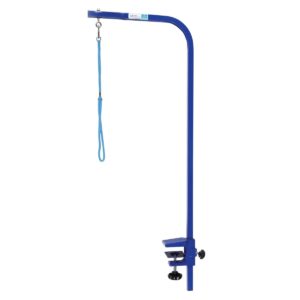 36'' H x 12'' W x 12'' D Metal Adjustable Dog Table Accessory Blue