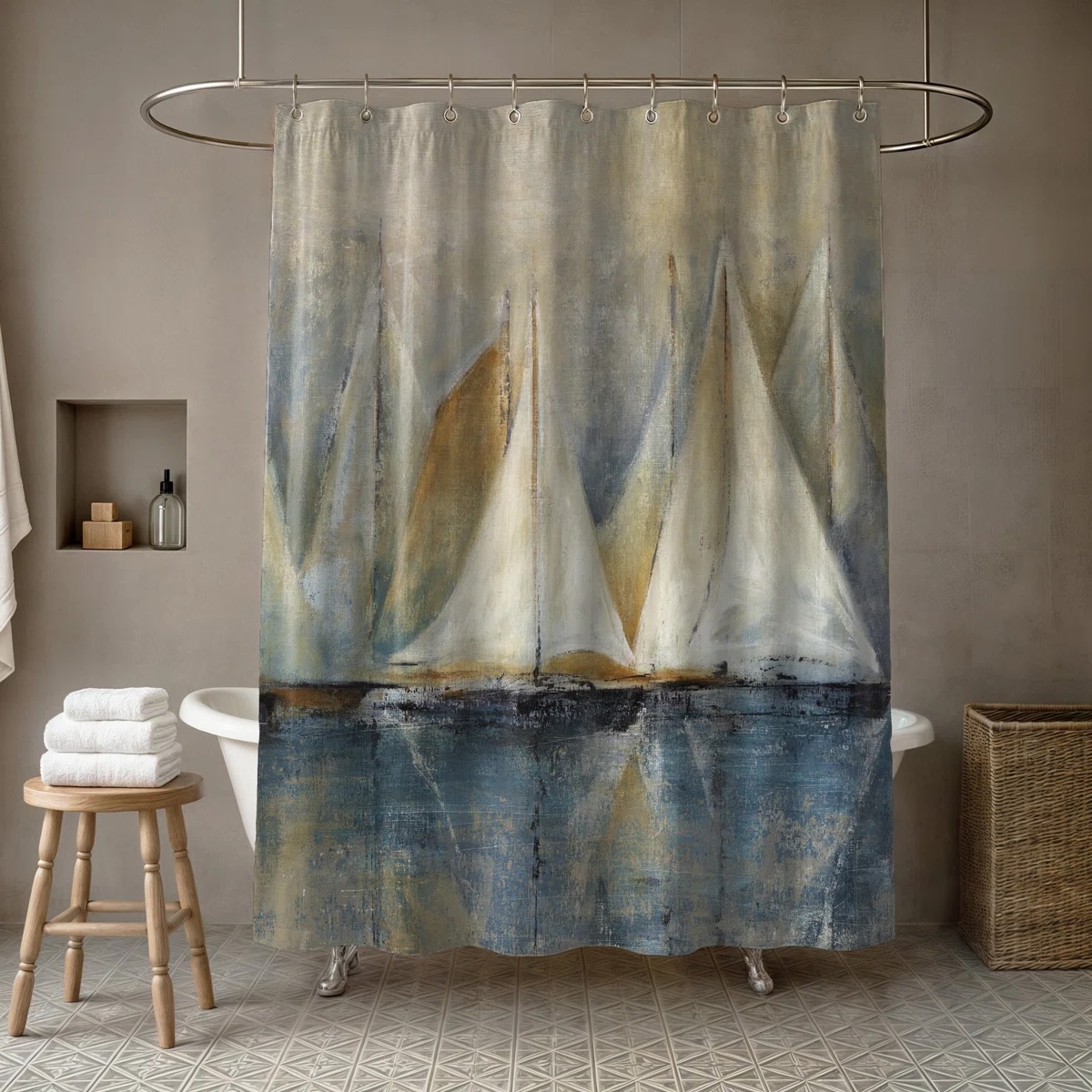 Marquez Single Shower Curtain