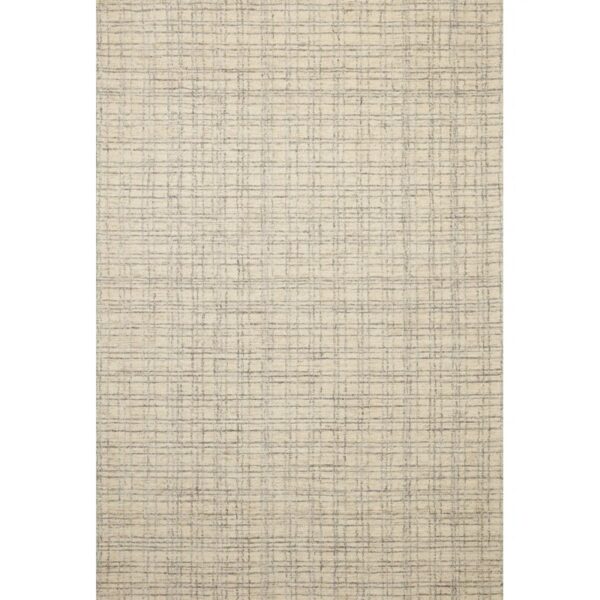 Chris Loves Julia x Loloi Polly Checkered Antique/Mist Area Rug 7'9"x9'9"