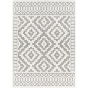 Grawbadger Area Rug Light Grey 7'10"x 10'