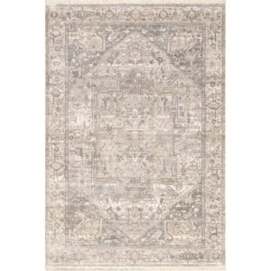 Wideman Oriental Power Loom Performance Silver Rug 8'x10'