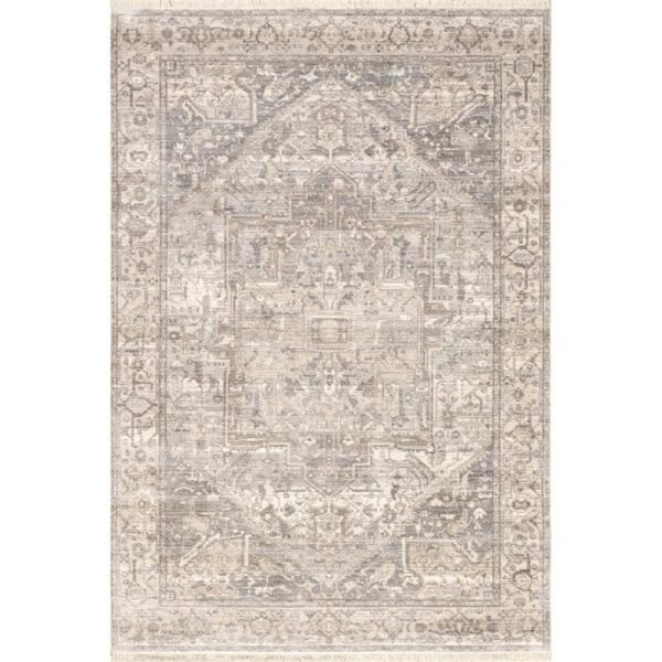 Wideman Oriental Power Loom Performance Silver Rug 8'x10'