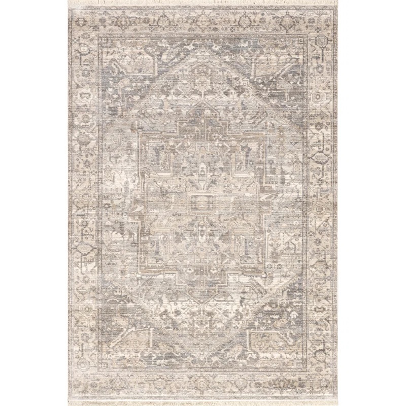 Wideman Oriental Power Loom Performance Silver Rug 8'x10'