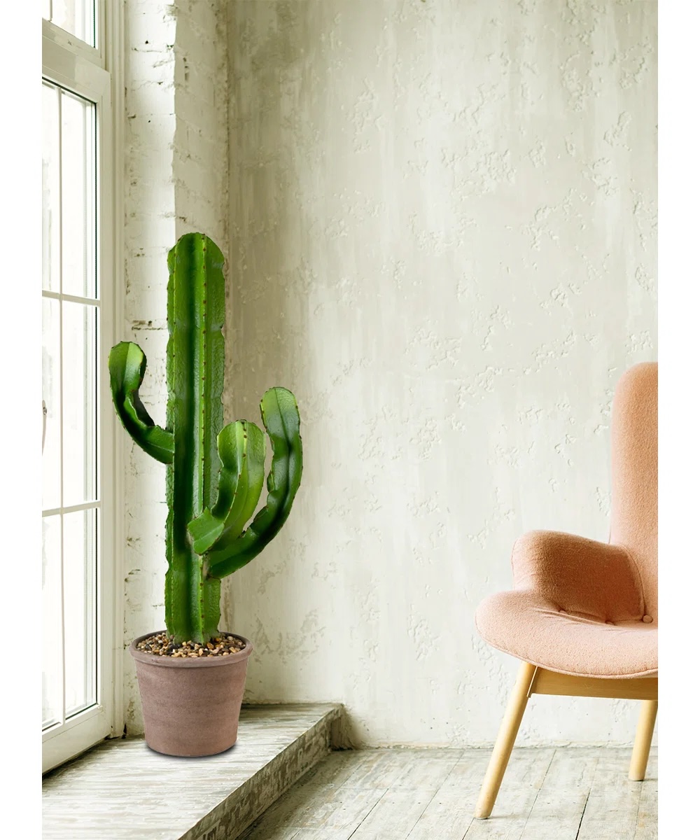44'' Faux Cactus Plant in Pot
