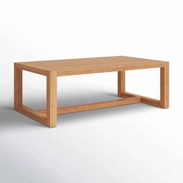 Modica Solid Wood Top Coffee Table Natural