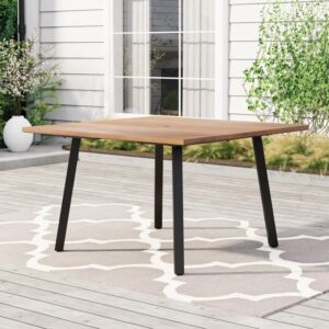 Argyri Square Steel Outdoor Dining Table