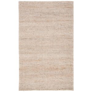 Mabel Handmade Tufted Area Rug in Natural/Beige 6' Square