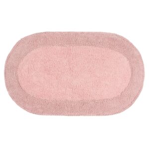 Double Ruffle Collection 100% Cotton Bath Rug 21"x34"