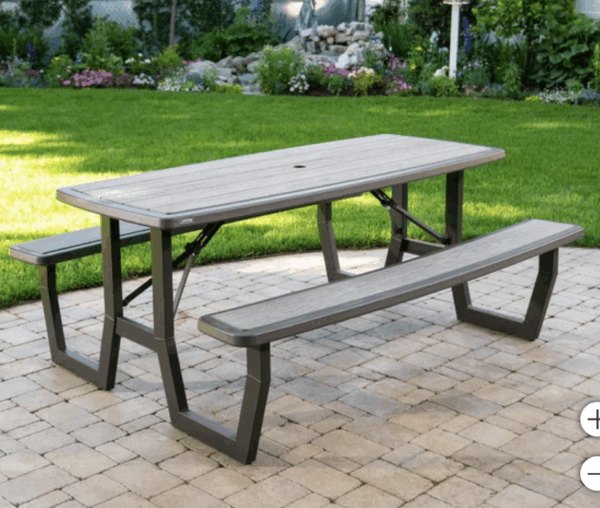 Lifetime 182.9 cm (6 ft.) Folding Picnic Table