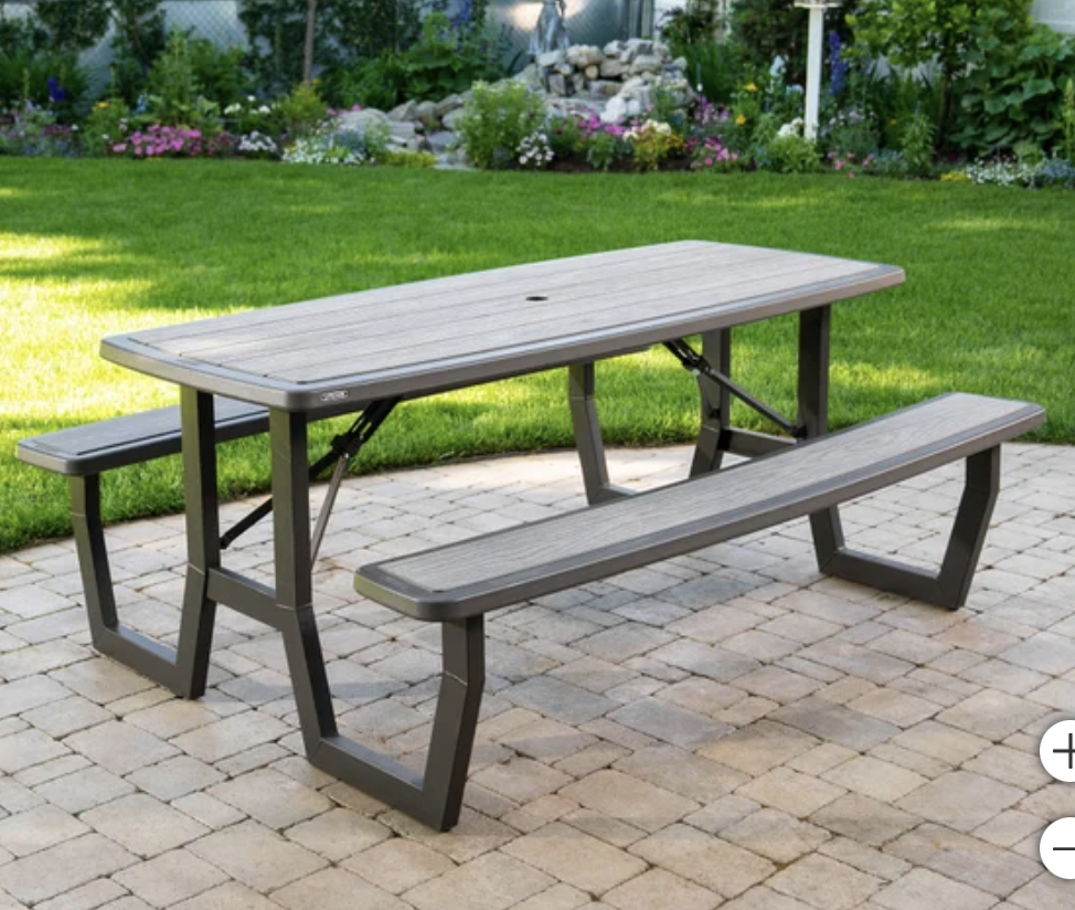 Lifetime 182.9 cm (6 ft.) Folding Picnic Table