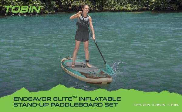 Tobin Sports Endeavor Elite 11’2” Inflatable Stand-up Paddle Board