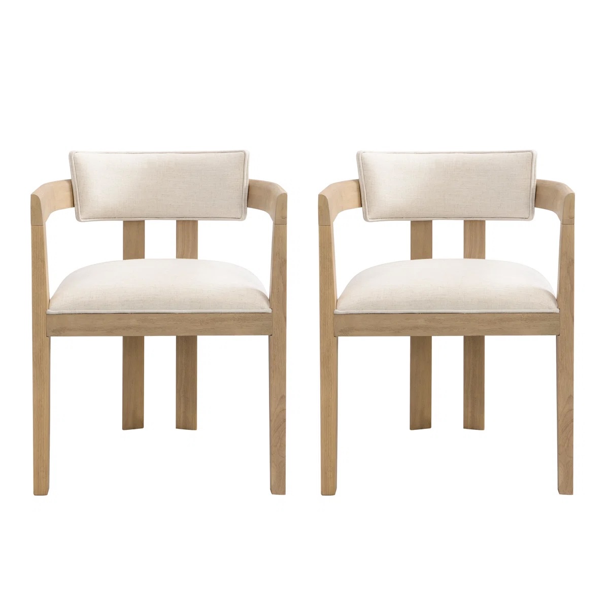 Lyddia Wood Upholstered Dining Chair (Set of 2) - Image 7