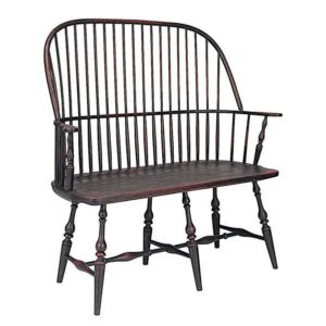 Sack Back Windsor Bench Black